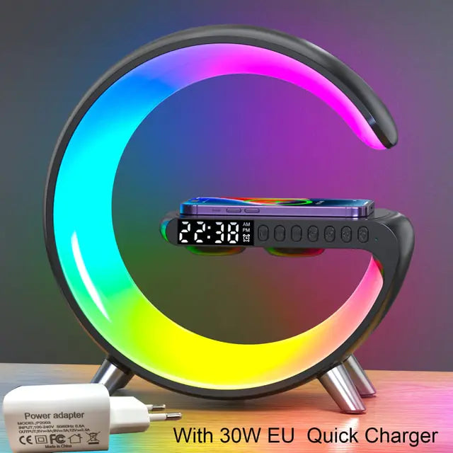 Wireless Charger Alarm Clock